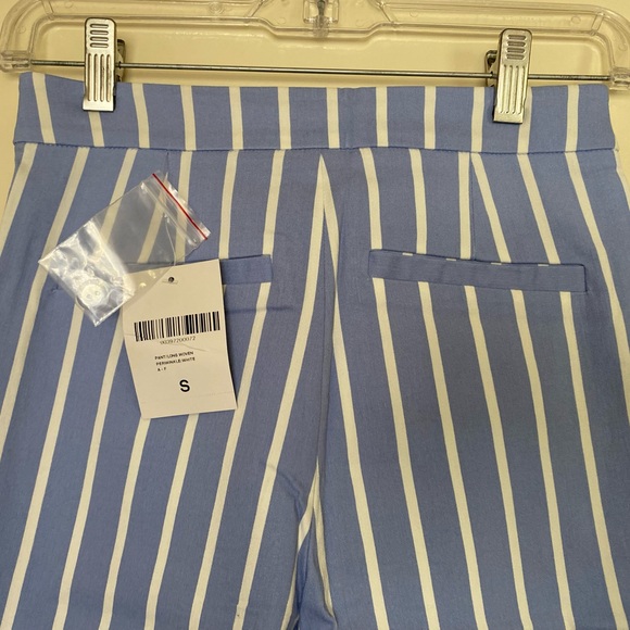 Blue and White Striped Trousers - Forever 21 - Picture 4 of 5